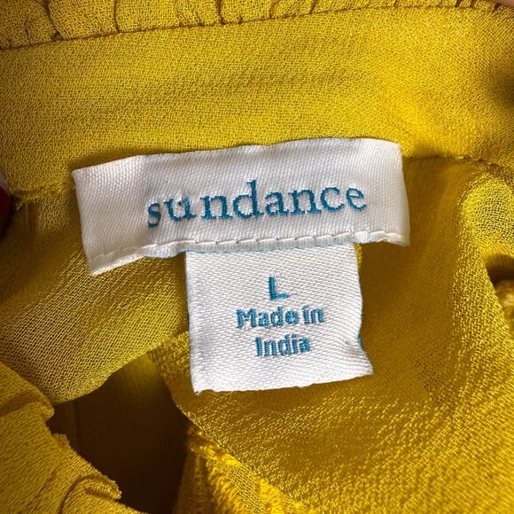 SUNDANCE CATALOG Beaded High Neck Halter Dress Indian Inspired Boho Gypsy, Large - Picture 13 of 15